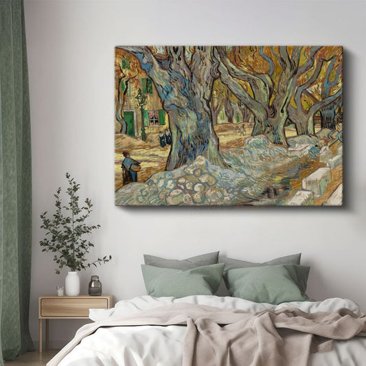 Vincent van Gogh - Büyük Çınarlar Kanvas Tablo