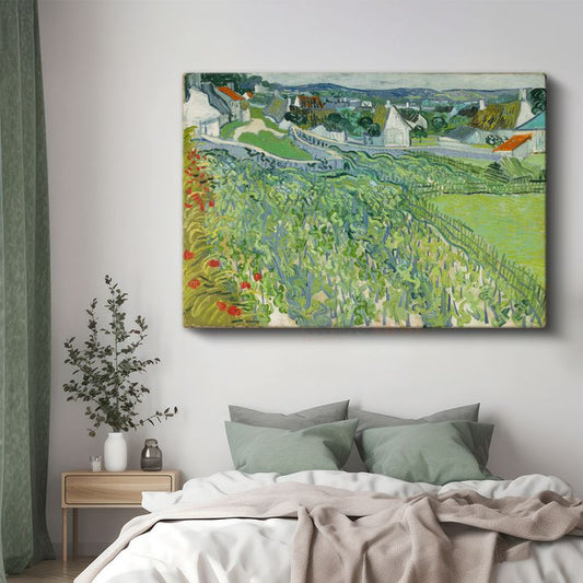 Vincent van Gogh - Auvers'deki Evler Kanvas Tablo