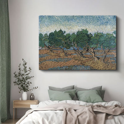 Vincent van Gogh - Zeytin Ağaçları Kanvas Tablo