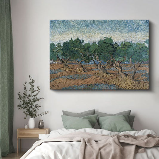 Vincent van Gogh - Zeytin Ağaçları Kanvas Tablo