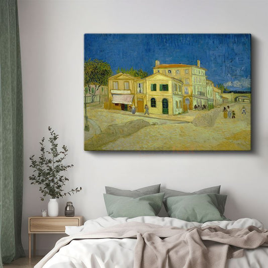 Vincent van Gogh - Arles'te Sarı Ev Kanvas Tablo