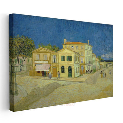 Vincent van Gogh - Arles'te Sarı Ev Kanvas Tablo