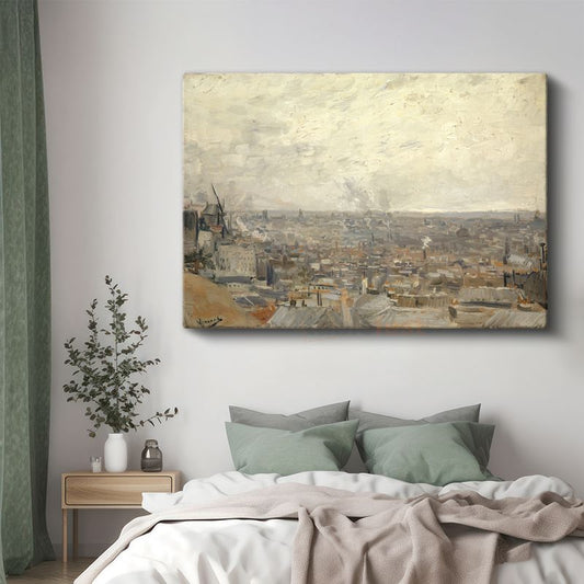 Vincent van Gogh - Paris Manzarası Kanvas Tablo