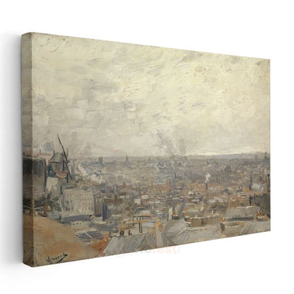 Vincent van Gogh - Paris Manzarası Kanvas Tablo