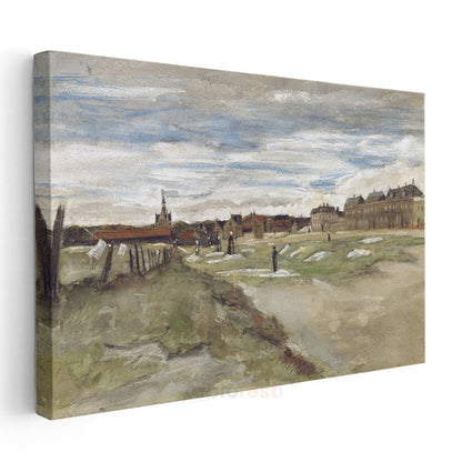Vincent van Gogh - Scheveningen'de Çamaşır Alanı Kanvas Tablo