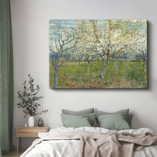 Vincent van Gogh - Çiçek Açan Meyve Bahçesi Kanvas Tablo