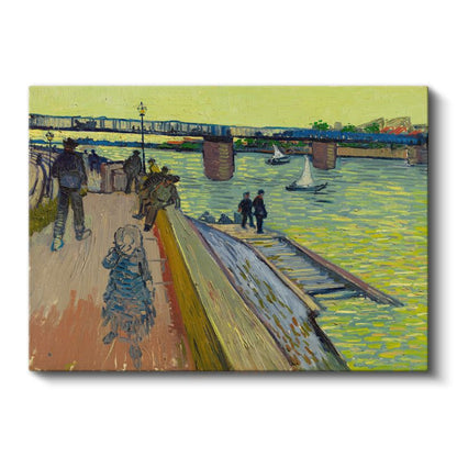 Vincent Van Gogh - Trinquetaille Köprüsü Kanvas Tablo
