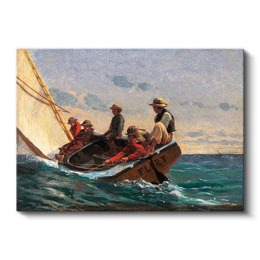 Winslow Homer - Yelkenli Tekne Kanvas Tablo