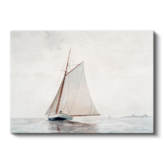 Winslow Homer - Sailing Vessel Kanvas Tablo