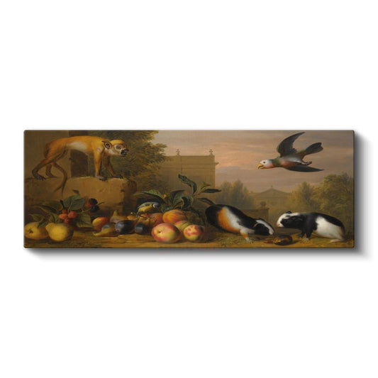 Jean-Baptiste Oudry - Natürmort ve Hayvanlar Kanvas Tablo