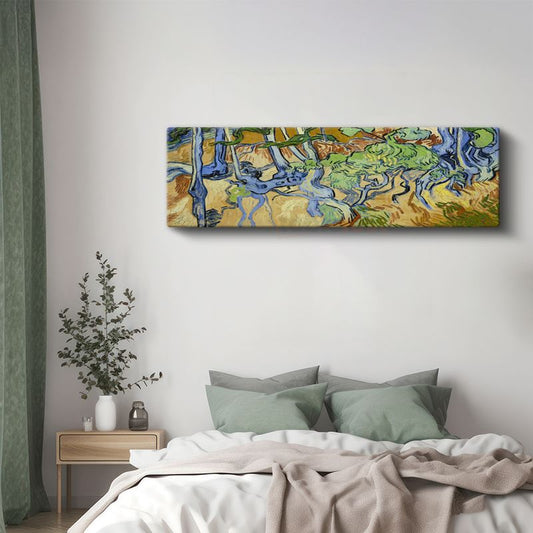 Vincent van Gogh - Ağaç Kökleri Kanvas Tablo