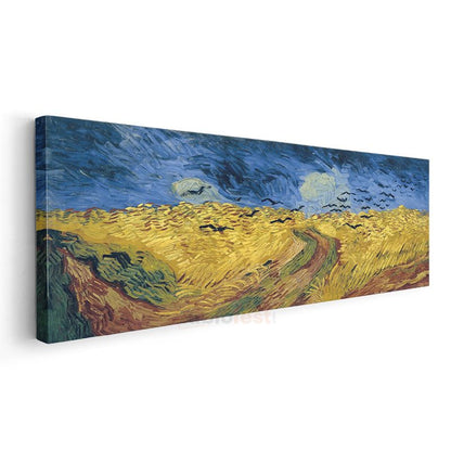Vincent van Gogh - Kargalı Buğday Tarlası Kanvas Tablo