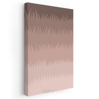 Toprak Deseni - Minimalist Gradyan Doku Kanvas Tablo