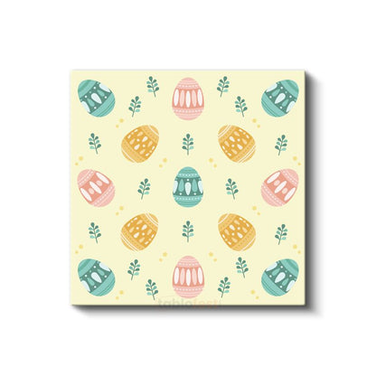 Pastel Geometrik Desen - Dekoratif Soyut Motifler Kanvas Tablo