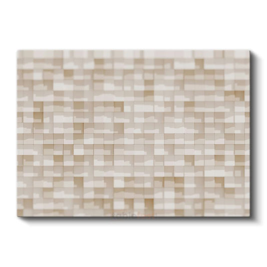 Geometrik Küpler - Minimalist 3D Doku Kanvas Tablo