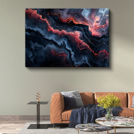 Kozmik Akış - Nebula Desenleri Kanvas Tablo