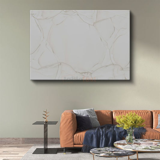 Minimalist Çizgiler - İnce Çatlak Desenleri Soyut Kanvas Tablo