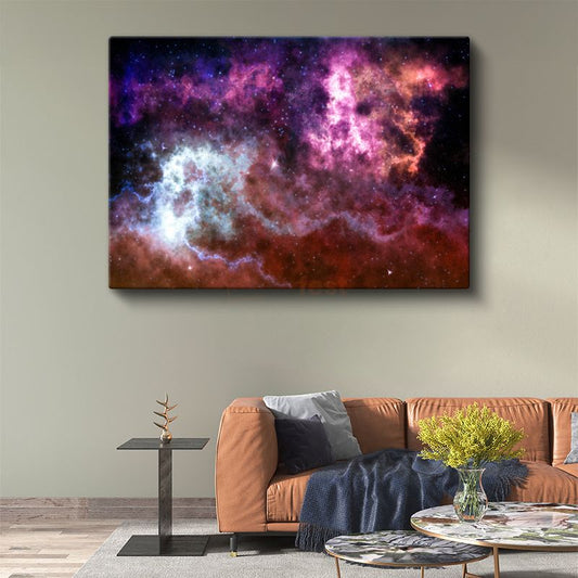 Kozmik Nebula - Galaktik Fantezi Soyut Kanvas Tablo