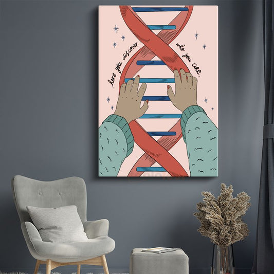 Varoluşun Kodları - DNA'nın Sırlarına Dokunuş Kanvas Tablo