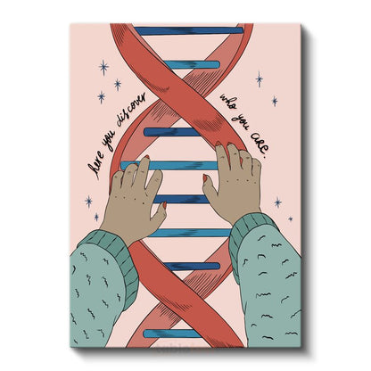 Varoluşun Kodları - DNA'nın Sırlarına Dokunuş Kanvas Tablo