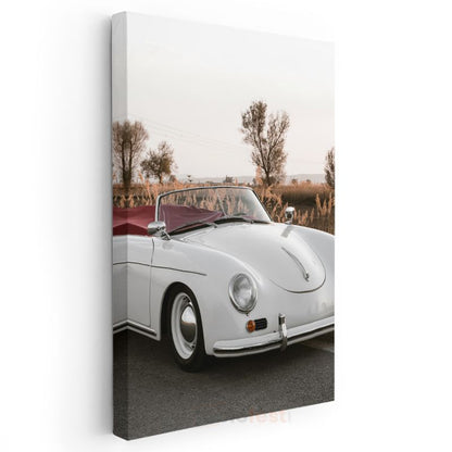 Porsche 356 Speedster - Klasik Cabrio Zarafeti Kanvas Tablo