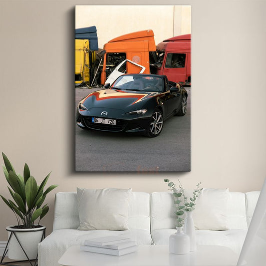 Mazda MX-5 - Klasik Roadster Tasarımı ile Açık Hava Sürüş Keyfi Kanvas Tablo