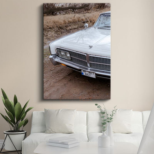 Chrysler Imperial - Klasik Amerikan Otomobili Ön Görünüm Kanvas Tablo