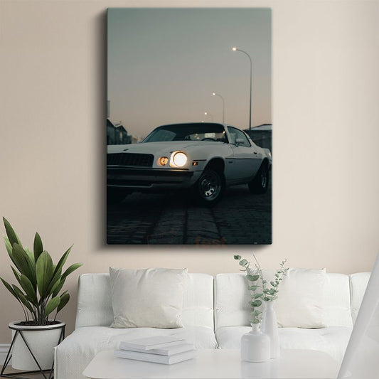 Chevrolet Camaro - Klasik Amerikan Muscle Car Efsanesi Kanvas Tablo