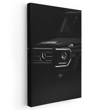 Mercedes G-Class - Karanlıkta Parlayan Lüks SUV Kanvas Tablo