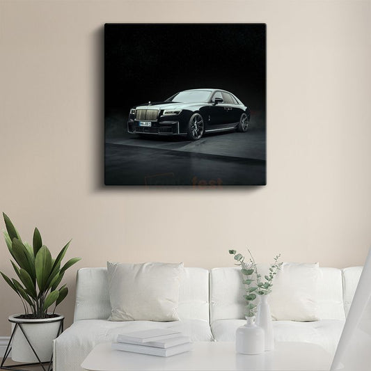 Rolls-Royce Ghost - Lüks Sedan Zarafeti Kanvas Tablo