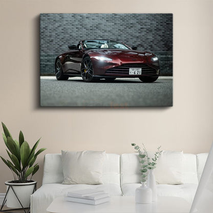 Aston Martin Vantage - İngiliz Lüks Spor Otomobil Kanvas Tablo
