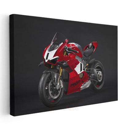 Ducati Panigale V4 - İtalyan Süper Spor Motosikleti Kanvas Tablo