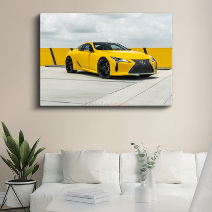 Lexus LC500 - Japon Lüks Spor Coupe Kanvas Tablo