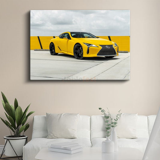 Lexus LC500 - Japon Lüks Spor Coupe Kanvas Tablo