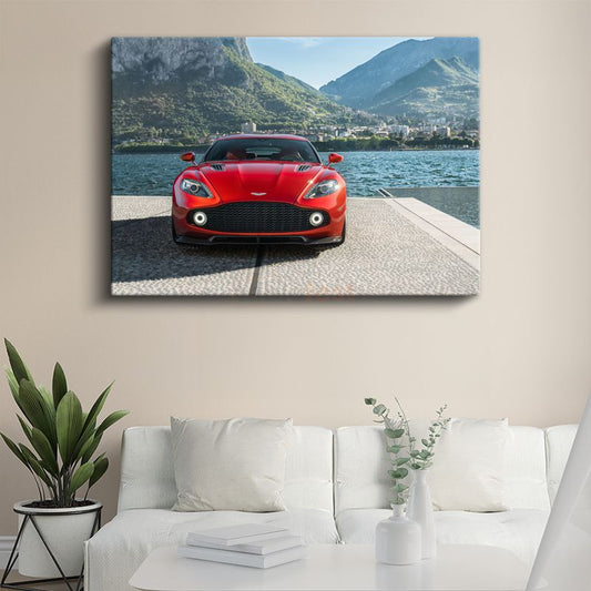 Aston Martin Zagato - İngiliz Lüks Grand Tourer Kanvas Tablo