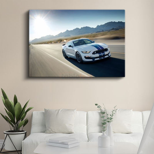 Ford Mustang Shelby GT350 - Amerikan Spor Otomobil İkonu Kanvas Tablo
