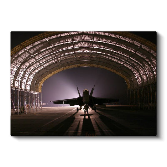 F/A-18 Süper Hornet - Askeri Savaş Uçağı Kanvas Tablo
