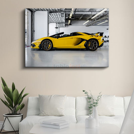 Lamborghini Aventador SVJ Roadster - İtalyan Süper Spor Otomobili Kanvas Tablo
