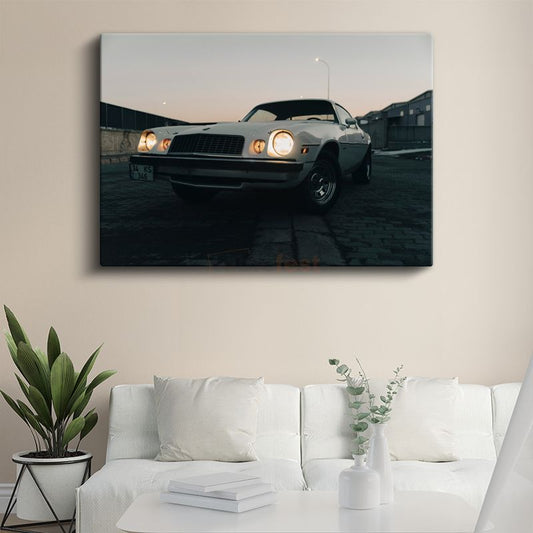 Chevrolet Camaro - Klasik Amerikan Muscle Car Kanvas Tablo