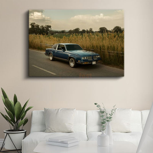 Oldsmobile Cutlass Supreme - Klasik Amerikan Otomobili Kanvas Tablo