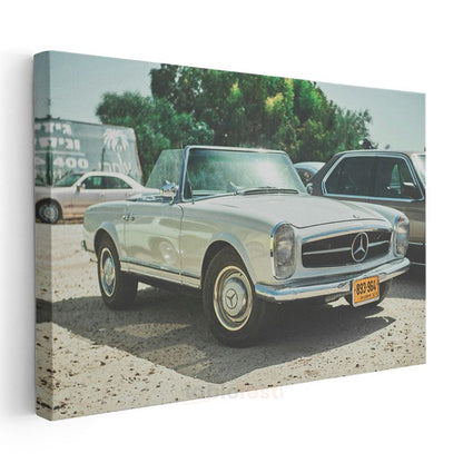 Mercedes-Benz 280SL Pagoda - Klasik Convertible Otomobil Kanvas Tablo
