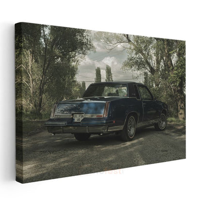 Oldsmobile Cutlass - Klasik Amerikan Coupe Kanvas Tablo