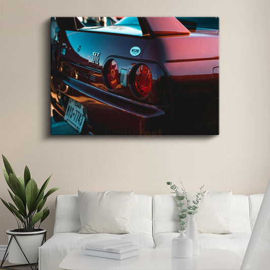 Nissan Skyline GTR - Klasik Japon Spor Otomobili Kanvas Tablo