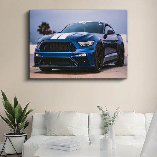 Ford Mustang - Amerikan Muscle Car Kanvas Tablo