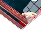 Tamperli Gerçek Cam Tablo Atatürk Ufka Bakış Atatürk Tablosu Duvar Dekoru