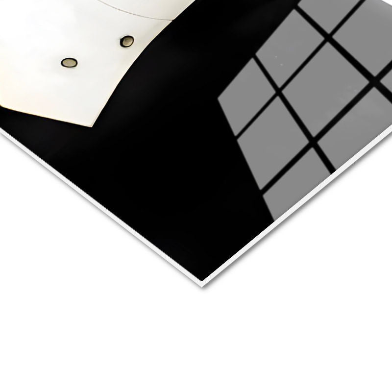 Tamperli Gerçek Cam Tablo Atatürk Beyaz Papyonlu Frak Atatürk Tablosu Duvar Dekoru