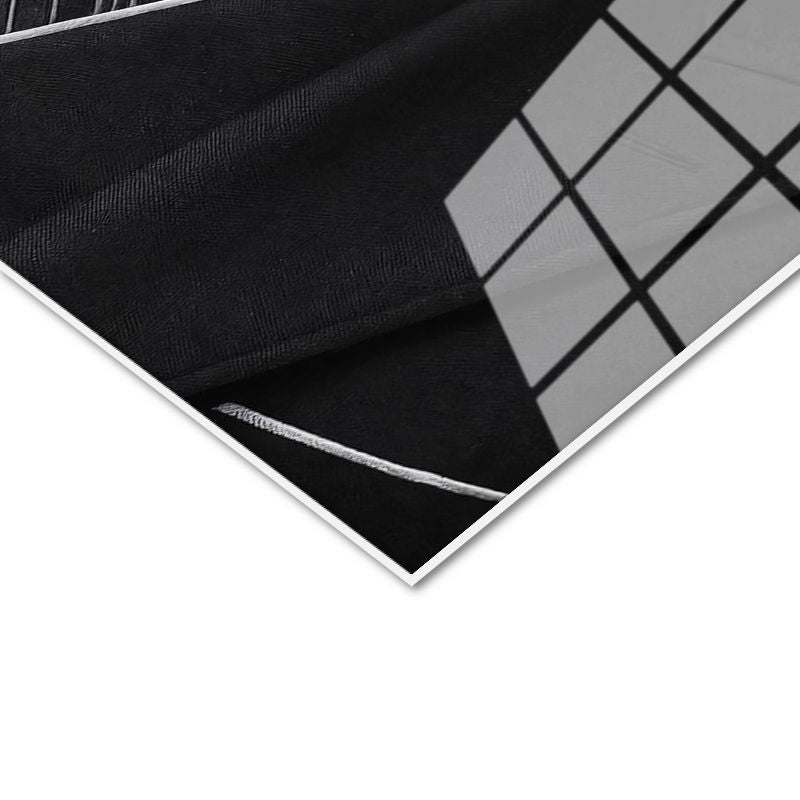 Tamperli Gerçek Cam Tablo Atatürk Çizgili Kravat Klasik Giyim Atatürk Tablosu Duvar Dekoru