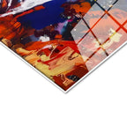 Tamperli Gerçek Cam Tablo Atatürk Modern Sanat Soyut Portre Atatürk Tablosu Duvar Dekoru