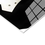 Tamperli Gerçek Cam Tablo Atatürk Smokin Frak Beyaz Yelek Atatürk Tablosu Duvar Dekoru