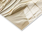 Tamperli Gerçek Cam Tablo Yumuşak Hatlı Zarif Laleler Çiçek Tablosu Duvar Dekoru